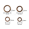 Alloy Spring Gate Rings AJEW-SZ0001-43-6