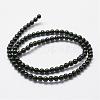 Synthetic Green Goldstone Beads Strands G-N0178-02-6mm-2