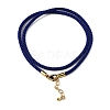 Nylon Milan Cord Necklace Making MAK-M028-01G-08-2