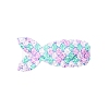 Fish Scale Shiny Cloth Snap Hair Clips PW-WG87473-08-1