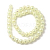 Plating Natural Selenite Beads Strands G-G120-A01-03-04-2