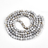 Baking Paint Glass Beads Strands DGLA-N003-6mm-B01-3