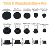 Gorgecraft 20Pcs 5 Style Silicone Hole Plugs AJEW-GF0008-06B-2