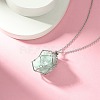 304 Stainless Steel Macrame Pouch Braided Gemstone Holder SA-CJ67C5-P-6
