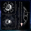 DIY Pendulum Board Dowsing Divination Making Kit DIY-CP0007-28A-3