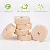 Unfinished Wood Discs WOOD-WH0022-24-4