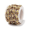 Ion Plating(IP) 304 Stainless Steel Handmade Beaded Chain CHS-K019-06G-02-3