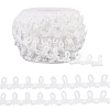 20 Yards Polyester Braid Trims with Elastic Button Loops OCOR-PH0001-94A-8