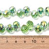 Electroplate Glass Beads Strands EGLA-D030-17E-2
