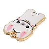 Rack Plating Alloy Enamel Pendants FIND-Q099-10G-02-2