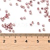 Electroplate Glass Seed Beads SEED-S042-01B-14-4