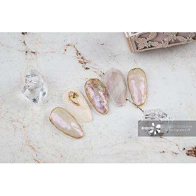 Flat Back Glass Rhinestones Cabochons MRMJ-WH0077-076-1