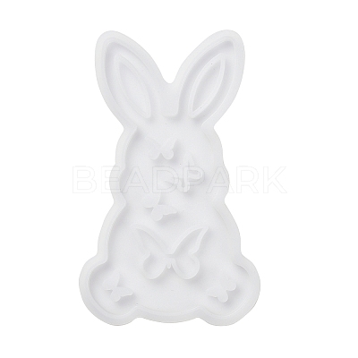 Easter Theme Rabbit with Butterfly Pattern DIY Silicone Table Lamp Molds SIMO-G008-02A-1
