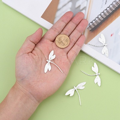 Brass Dragonfly Pendants KK-BB11606-1