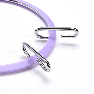Ring Embroidery Plastic Hoops TOOL-WH0029-05B-1