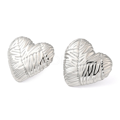 Non-Tarnish 304 Stainless Steel Stud Earrings LS-EJEW-G364-21P-1