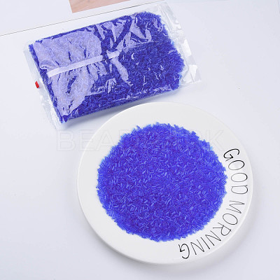 Transparent Glass Bugle Beads SEED-N005-001-C03-1