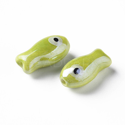 Handmade Porcelain Beads PORC-T007-06-1