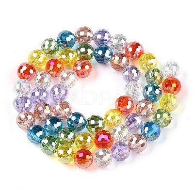 Electroplate Glass Bead Strands GLAA-Z006-01H-1