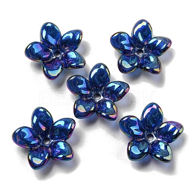 AB Color Plated Acrylic Beads OACR-G034-01C-1