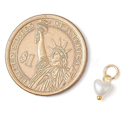 ABS Imitation Pearl Charms PALLOY-JF03222-02-1
