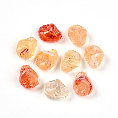 Transparent Acrylic Beads TACR-T028-44E-1