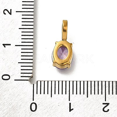 Ion Plating(IP) 304 Stainless Steel Rhinestone Pendants STAS-A104-11G-04-1
