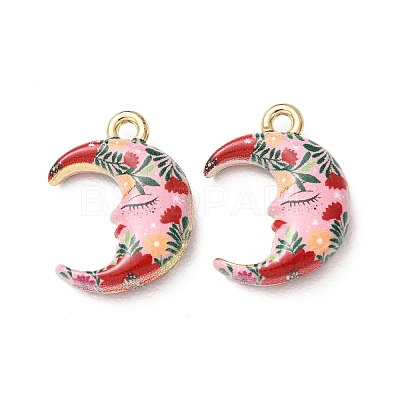 Printed Alloy Pendants AL-CBA7256-26G-03-1