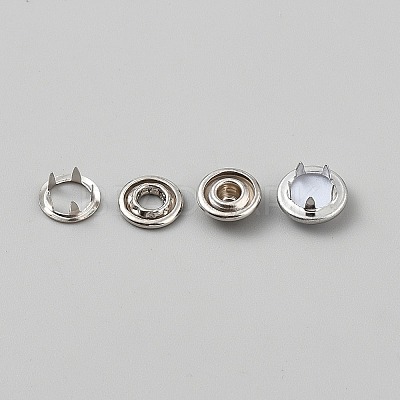 Resin Snap Buttons BUTT-WH0024-051B-1