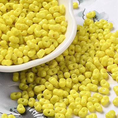 Baking Paint Glass Seed Beads SEED-K009-01A-08-1