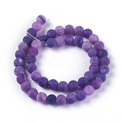Natural Weathered Agate Beads Strands X-G-P414-A03-1