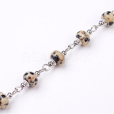 Handmade Gemstone Beaded Chains AJEW-JB00267-1