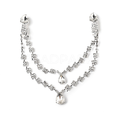 Alloy Rhinestone Hair Chain LS-OHAR-M044-02B-S-1