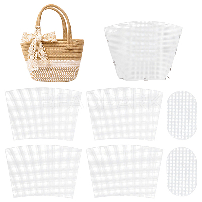 Plastic Mesh Canvas Sheet FIND-WH0420-66A-1