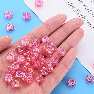 Transparent Acrylic Beads MACR-S373-06-C08-1