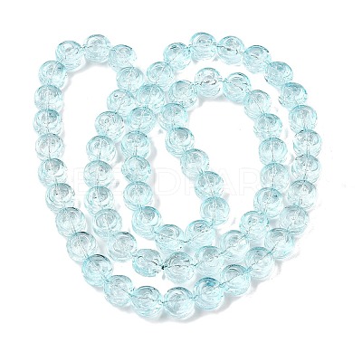 Baking Paint Transparent Glass Beads Strands GL-CBA2ED2-04A-1