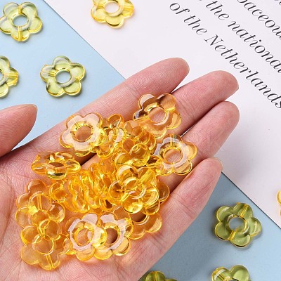 Transparent Acrylic Bead Frames TACR-S154-29B-81-1