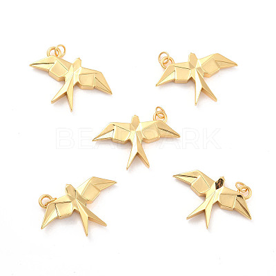 Rack Plating Brass Pendants X-KK-B052-05G-1