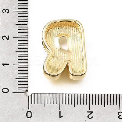 Brass Slide Charms KK-E802-33G-R-1
