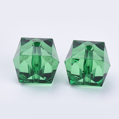 Transparent Acrylic Beads TACR-Q259-6mm-V17-1