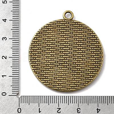 Vintage Tibetan Style Alloy Pendant Cabochon Bezel Settings X-TIBEP-M018-88AB-NF-1