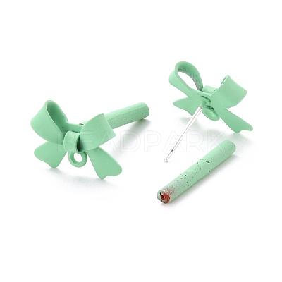 Alloy Stud Earring Findings EJEW-J102-08I-1