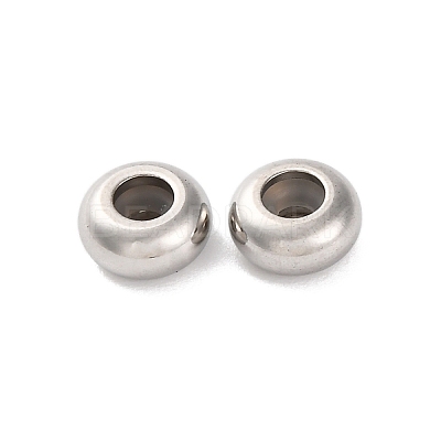 202 Stainless Steel Beads STAS-P238-10P-E-1