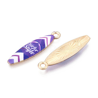 Alloy Enamel Pendants ENAM-T022-40KCG-05-1