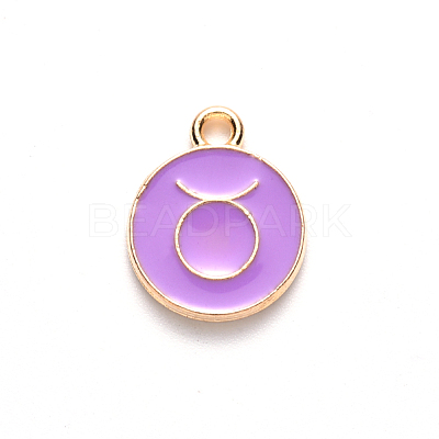 Alloy Enamel Pendants ENAM-S124-01A-01C-1