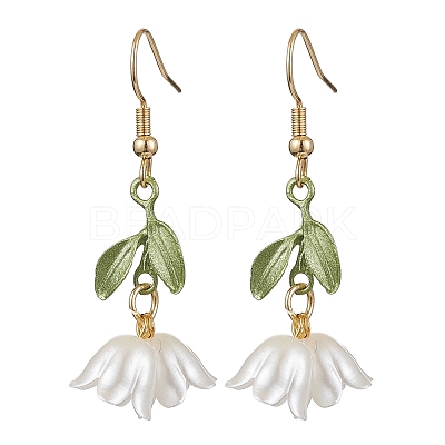Acrylic Dangle Earrings EJEW-JE06145-1