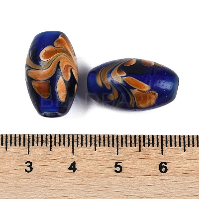 Opaque Handmade Lampwork Beads BLOW-D006-05B-1