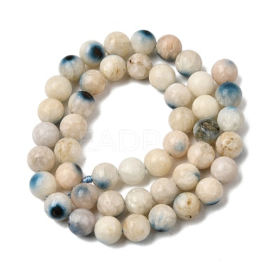 Natural Blue Ice Glacierite Stone Beads Strands G-G078-A01-02-1