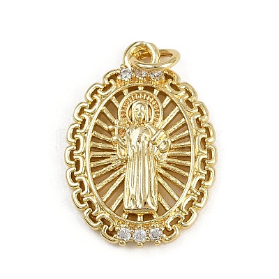Brass Micro Pave Cubic Zirconia Pendants LS-KK-D409-49G-02-1