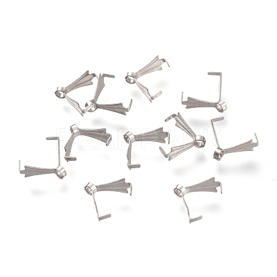 Tarnish Resistant 304 Stainless Steel Ice Pick Pinch Bails STAS-F263-01A-P-1